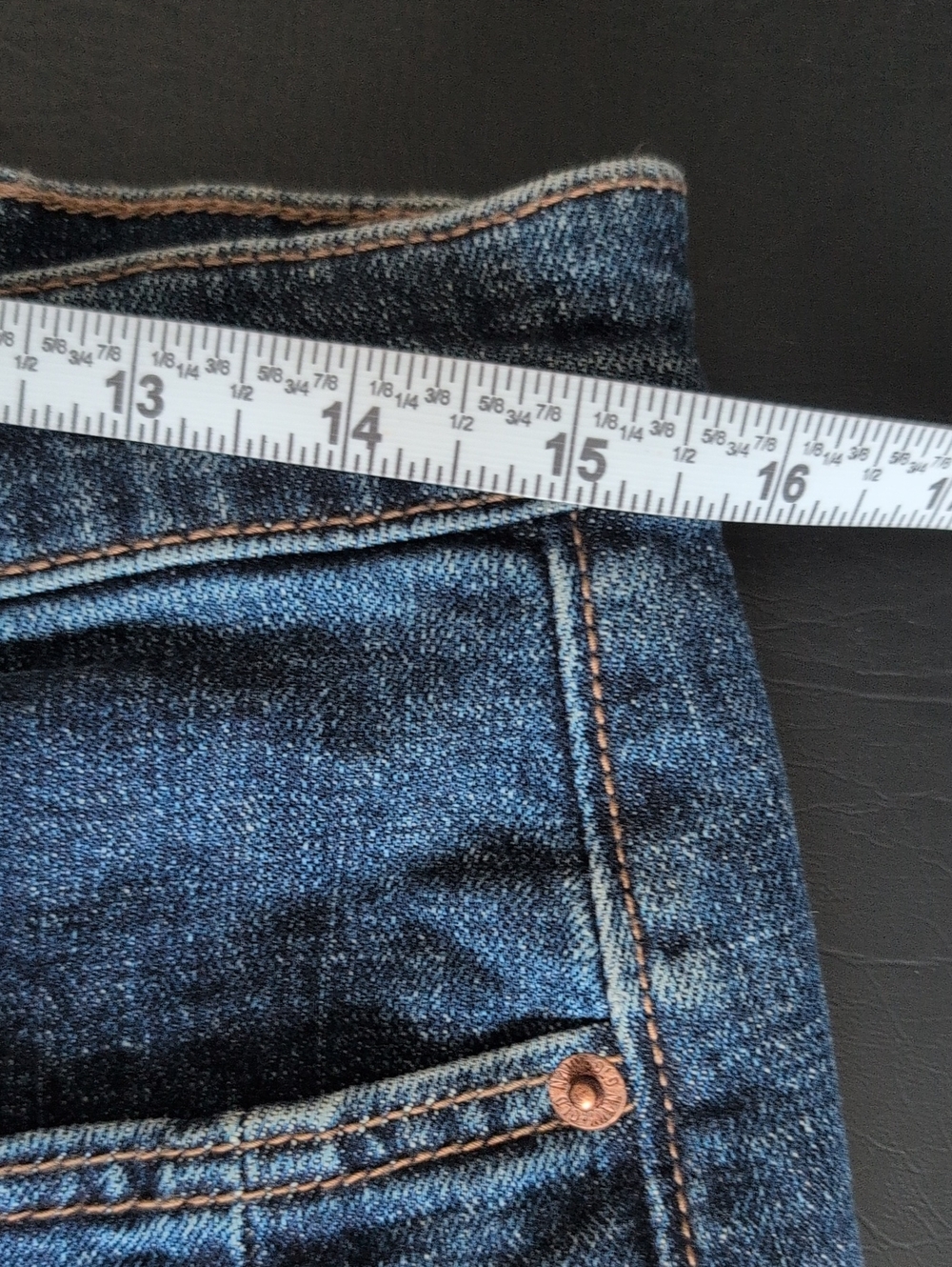 Old Navy Women's Dark Blue Barrel Leg Jeans - Picture 8 of 10